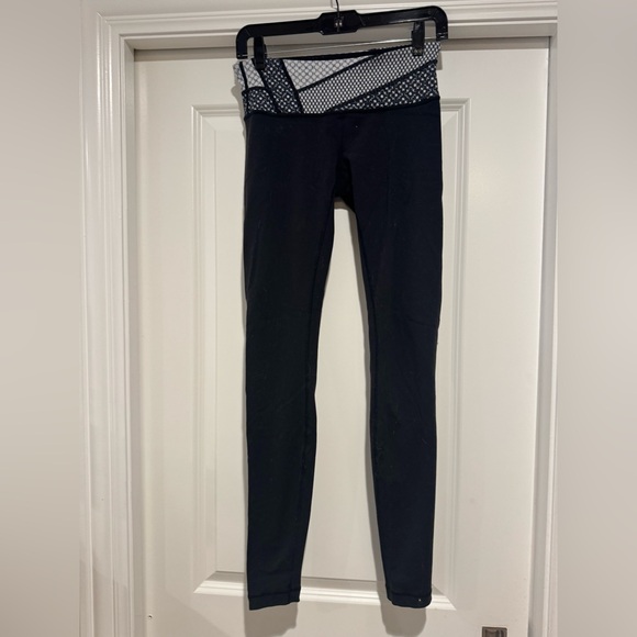 lululemon athletica Pants - Lululemon Black and White Patterned Leggings